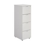 First 4 Drw Filing Cab White