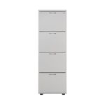 First 4 Drw Filing Cab White