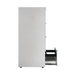 First 4 Drw Filing Cab White