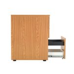 First 3 Drw Dskh Pedestal Nova Oak
