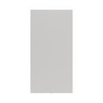 First 3 Drw Desk High Pedestal White