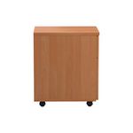First 2 Drawer Mobile Pedestal Beech