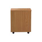 First 3Drw Mobile Pedestal Nova Oak