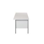 Serrion Rect 4 Leg Desk White