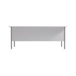 Serrion Rect 4 Leg Desk White