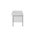 Serrion Rect 2 Drw Ped White