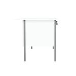 Serrion Rect 3 Drw Ped White