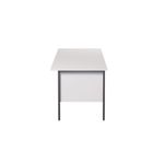 Serrion Rect Double Ped 4 White