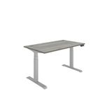 Dm Sit/Stand Desk 1400X800 Goak/Slv