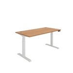 Dm Sit/Stand Desk 1600X800 Beech/Wht