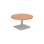 Origin 800Mm Low Table Beech/Silver