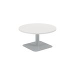 Origin 800Mm Low Table Wht/Silver