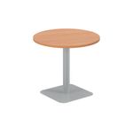 Origin 800Mm Mid Table Beech/Silver
