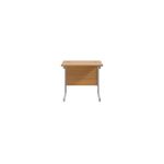 Jemini Single Rect Desk 800 N/Oak
