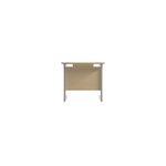 Jemini Single Rect Desk 800 Maple