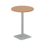Origin 800Mm High Table Noak/Silver
