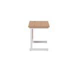 Jemini Single Rect Desk 800 N/Oak