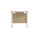 Jemini Single Rect Desk 800 Maple