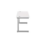 Jemini Rect Desk 1200 White/Silver