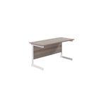 Jemini Rect Desk 1200 G/Oak/White