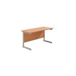 Jemini Single Rect Desk 1400 Beech