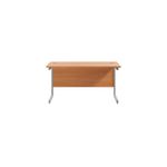 Jemini Single Rect Desk 1400 Beech