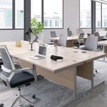 Jemini Single Rect Desk 1400 Beech