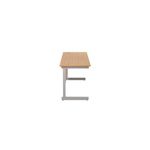 Jemini Single Rect Desk 1400 N/Oak
