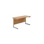 Jemini Single Rect Desk 1400 N/Oak