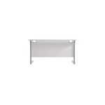Jemini Single Rect Desk 1400 White
