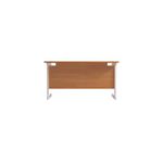 Jemini Single Rect Desk 1400 Beech