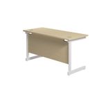 Jemini Single Rect Desk 1400 Maple