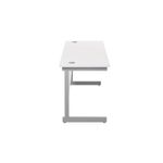Jemini Single Rect Desk 1600 White