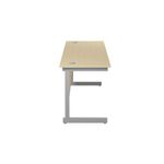 Jemini Single Rect Desk 1600 Maple