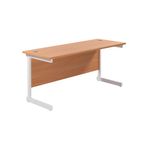 Jemini Single Rect Desk 1600 Beech