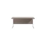 Jemini Single Rect Desk 1600 G/Oak
