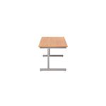 Jemini Rect Desk 1200 Beech/Silver