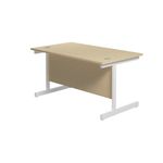 Jemini Rect Desk 1200 Maple/White