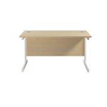 Jemini Rect Desk 1200 Maple/White