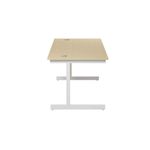 Jemini Rect Desk 1200 Maple/White