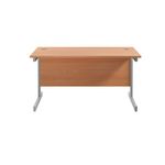 Jemini Single Rect Desk 1400 Beech