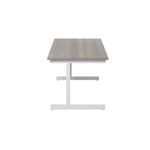 Jemini Single Rect Desk 1400 G/Oak