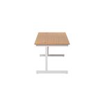 Jemini Single Rect Desk 1400 N/Oak