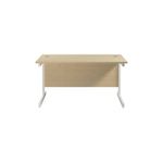Jemini Single Rect Desk 1400 Maple