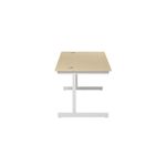Jemini Single Rect Desk 1400 Maple