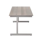 Jemini Single Rect Desk 1600 G/Oak
