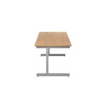 Jemini Single Rect Desk 1600 N/Oak