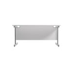 Jemini Single Rect Desk 1600 White