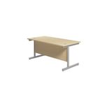 Jemini Single Rect Desk 1600 Maple