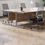 Jemini Single Rect Desk 1600 Beech